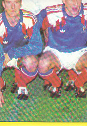 Team Photo France samolepka Semic EM 92 #55